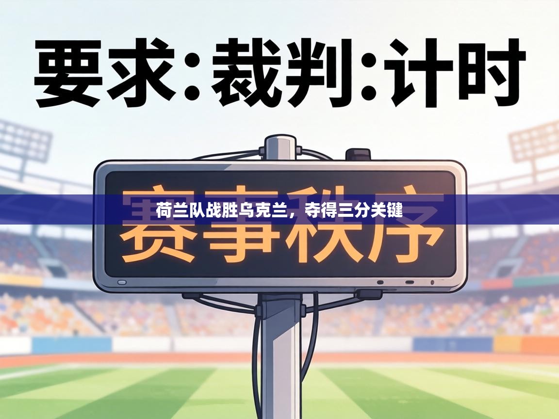 荷兰队战胜乌克兰,夺得三分关键 第1张